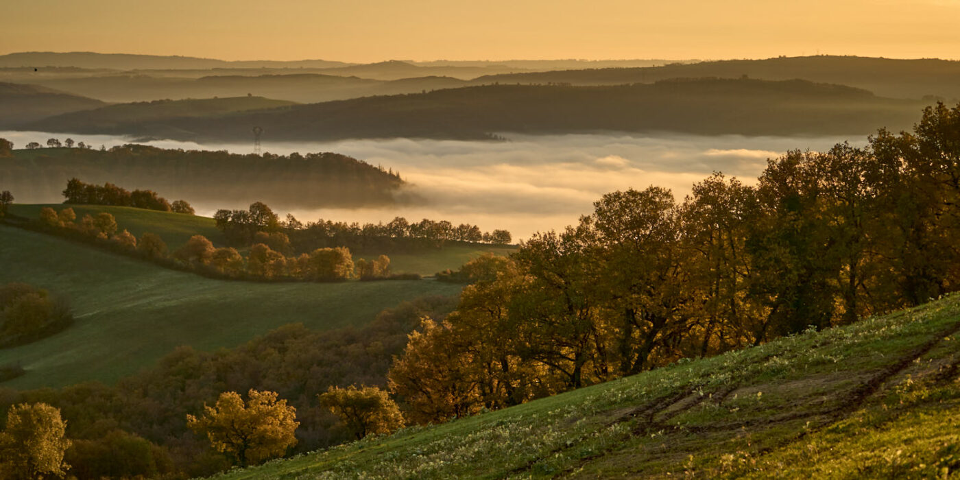 Fin de journée en Sud-Aveyron