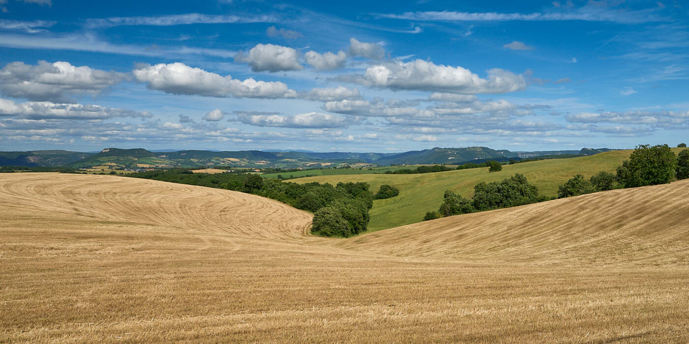 Sud-Aveyron paysage champs